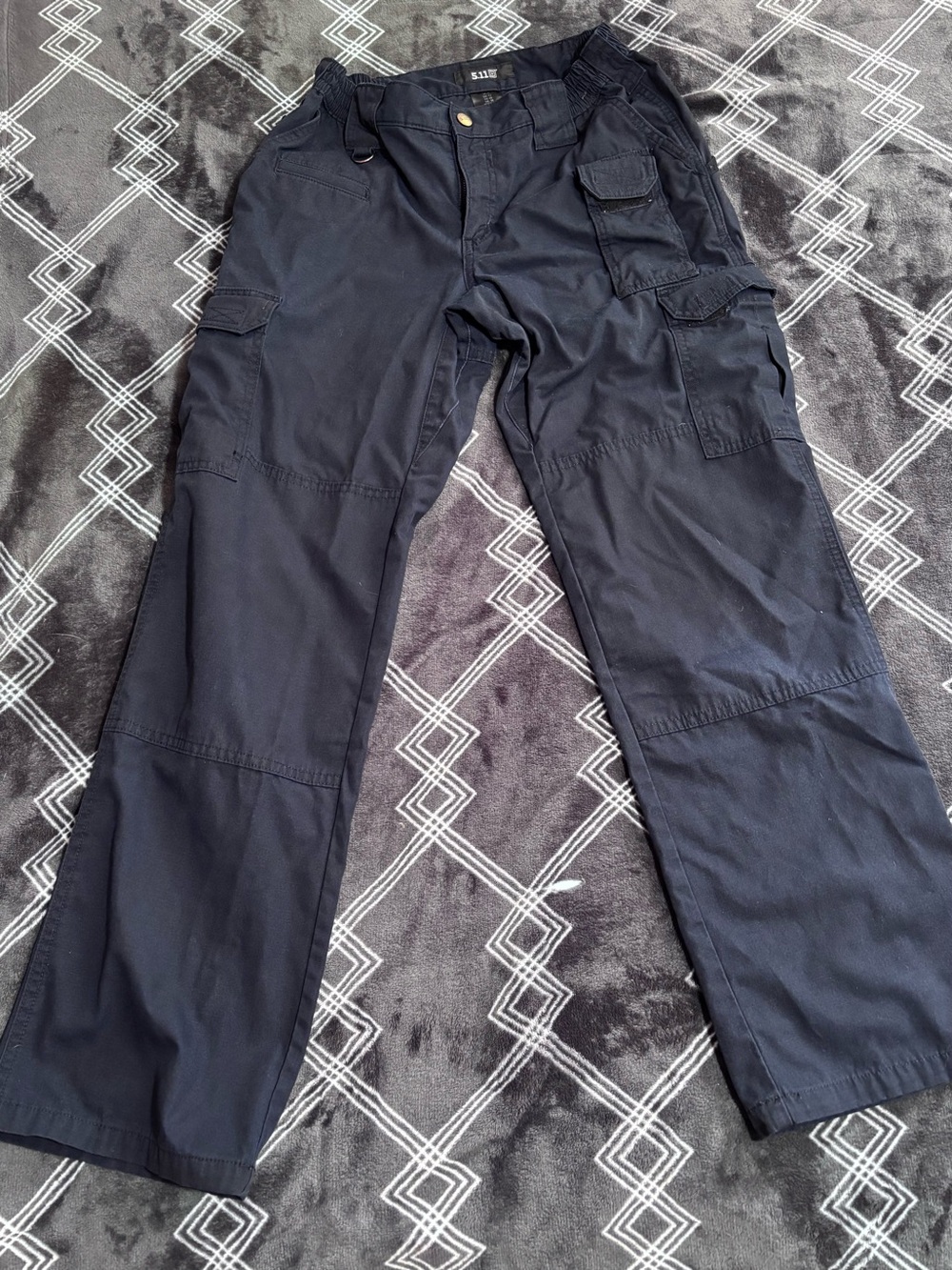 5.11 Tactical Women's Navy Blue Cargo Pants with Utility Pockets